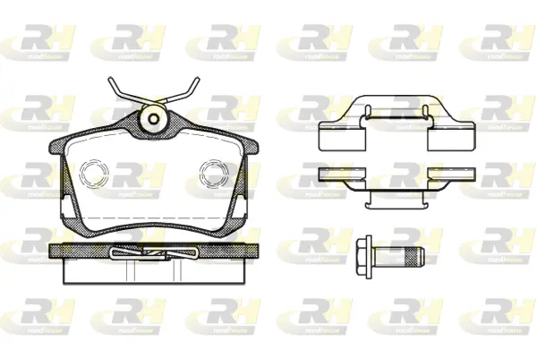 Brake Pad Set, disc brake (2263.50)