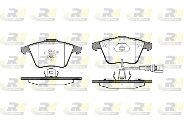 Brake Pad Set, disc brake (2964.32)