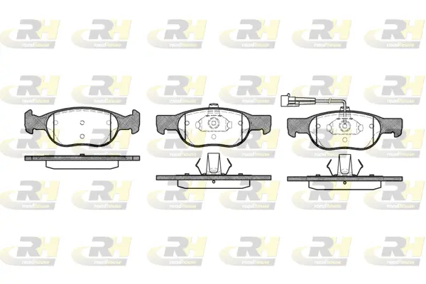 Brake Pad Set, disc brake (2588.11)