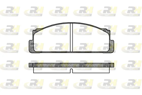 Brake Pad Set, disc brake (2022.20)