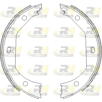 Brake Shoe, parking brake (4716.00)