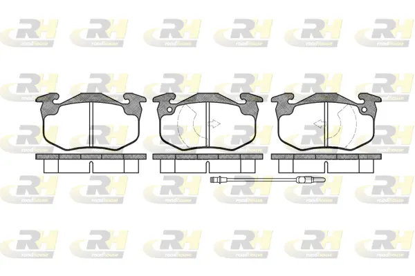 Brake Pad Set, disc brake (2144.02)