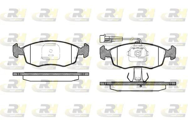 Brake Pad Set, disc brake (2172.12)