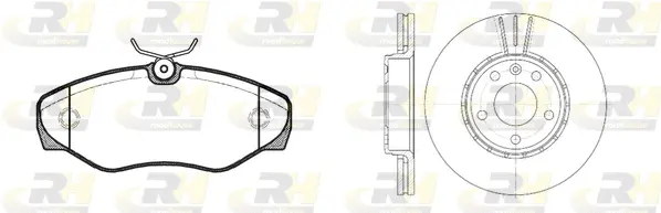 Brake Kit, disc brake (8834.00)