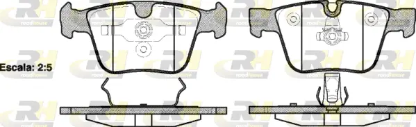 Brake Pad Set, disc brake (21216.00)