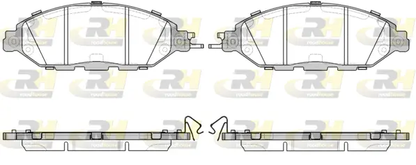Brake Pad Set, disc brake (21518.15)