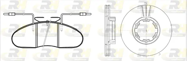 Brake Kit, disc brake (8048.00)