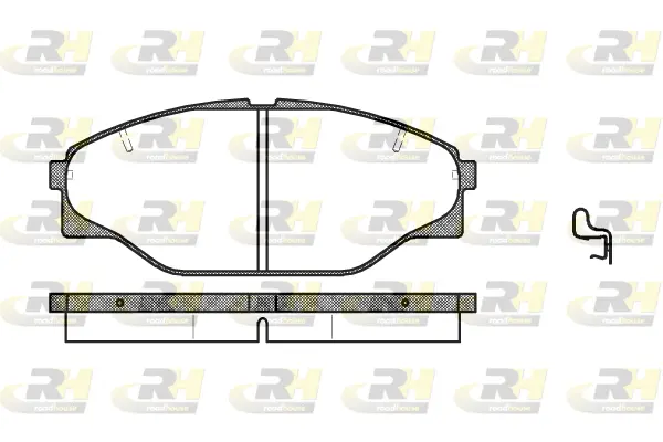 Brake Pad Set, disc brake (2314.04)