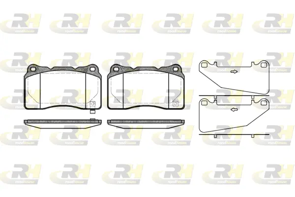 Brake Pad Set, disc brake (2666.32)