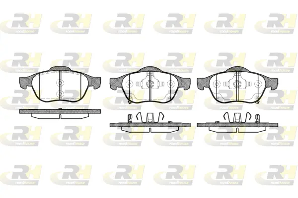 Brake Pad Set, disc brake (21054.02)