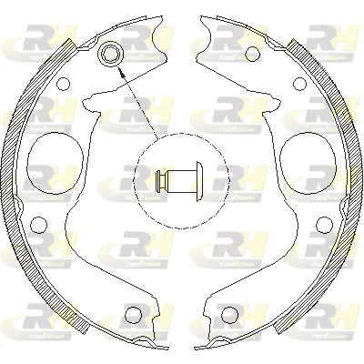 Brake Shoe, parking brake (4148.00)
