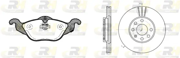 Brake Kit, disc brake (8684.00)