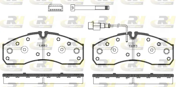 Brake Pad Set, disc brake (2651.42)