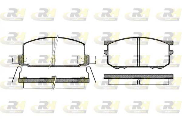 Brake Pad Set, disc brake (2109.12)