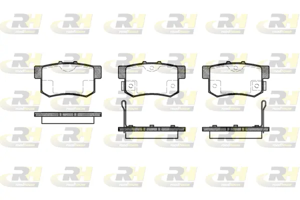 Brake Pad Set, disc brake (2325.02)