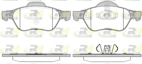 Brake Pad Set, disc brake (2962.40)