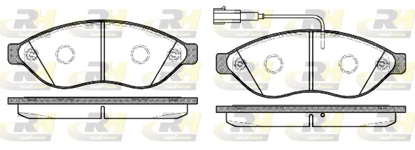 Brake Pad Set, disc brake (21237.12)