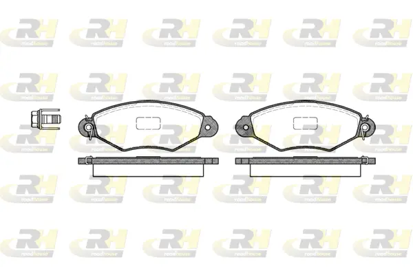 Brake Pad Set, disc brake (2643.00)