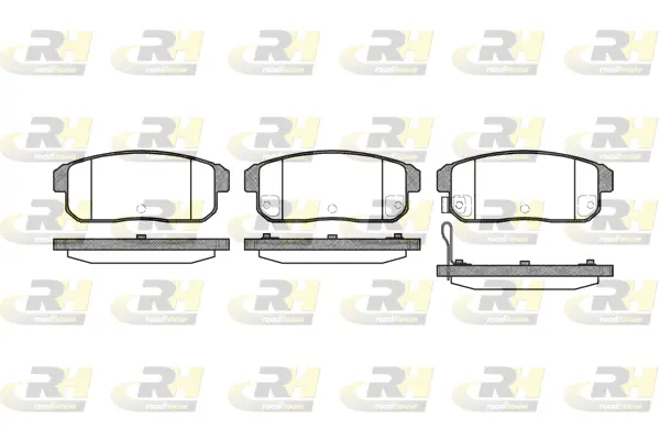 Brake Pad Set, disc brake (2883.11)