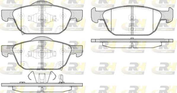 Brake Pad Set, disc brake (21552.02)