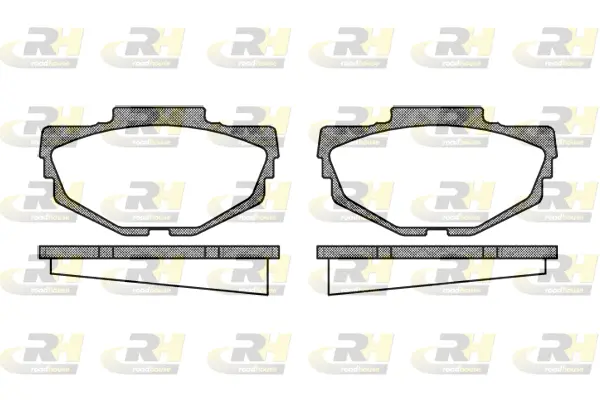 Brake Pad Set, disc brake (2053.00)