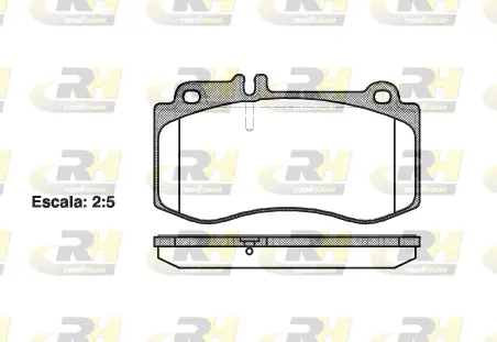 Brake Pad Set, disc brake (21406.00)