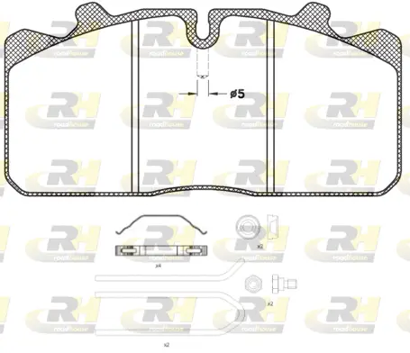 Brake Pad Set, disc brake (JSX 2658.30)