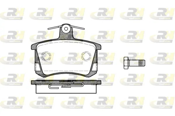 Brake Pad Set, disc brake (2135.40)