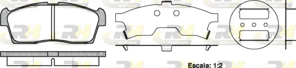 Brake Pad Set, disc brake (21199.00)