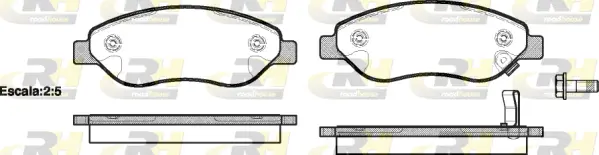 Brake Pad Set, disc brake (21276.01)