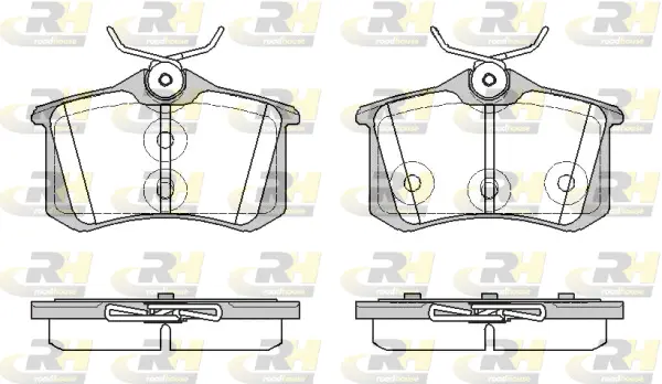 Brake Pad Set, disc brake (21391.57)