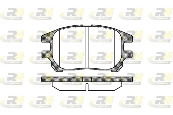Brake Pad Set, disc brake (2972.00)