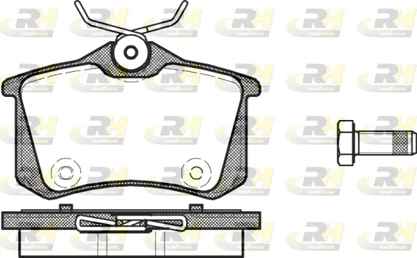 Brake Pad Set, disc brake (2263.14)