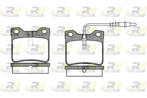 Brake Pad Set, disc brake (2321.02)