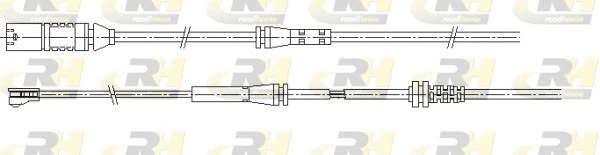 Warning Contact, brake pad wear (001200)