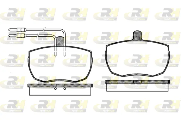 Brake Pad Set, disc brake (2056.04)
