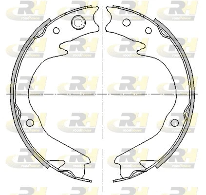 Brake Shoe, parking brake (4476.00)