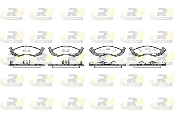 Brake Pad Set, disc brake (2568.02)