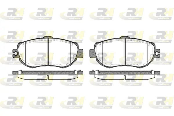 Brake Pad Set, disc brake (2456.00)