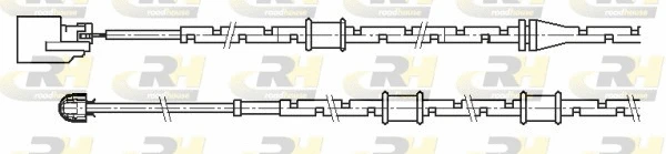 Warning Contact, brake pad wear (001177)