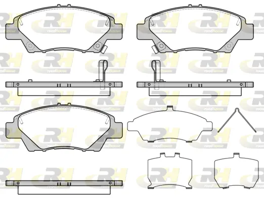 Brake Pad Set, disc brake (21358.42)
