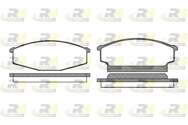 Brake Pad Set, disc brake (2256.00)