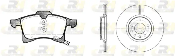 Brake Kit, disc brake (81036.03)