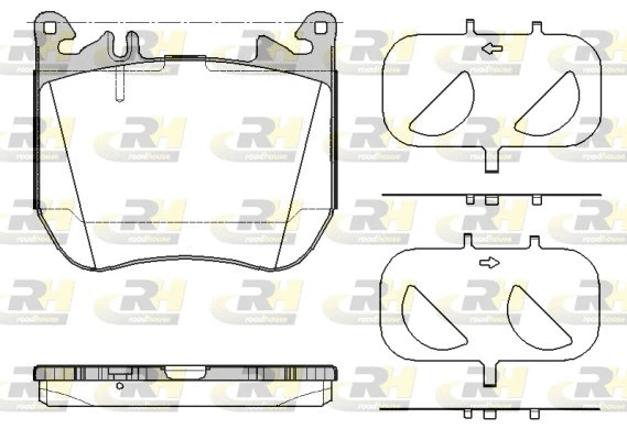 Brake Pad Set, disc brake (21951.00)