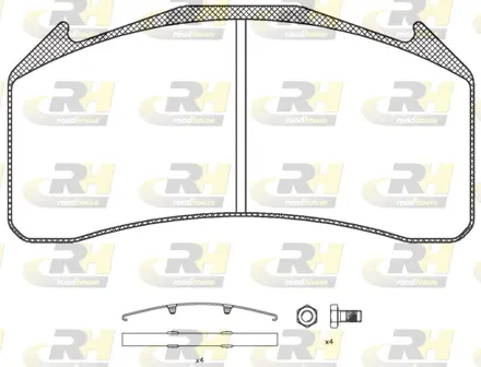 Brake Pad Set, disc brake (JSX 21071.00)