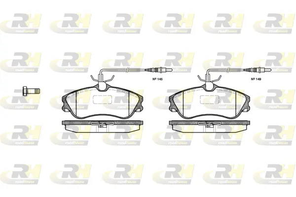 Brake Pad Set, disc brake (2634.04)