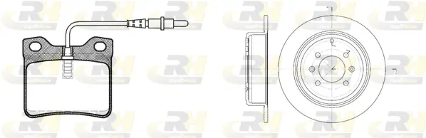 Brake Kit, disc brake (8321.00)