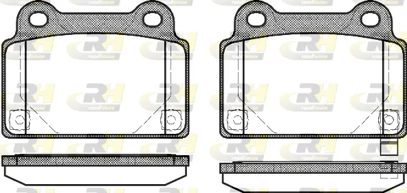 Brake Pad Set, disc brake (21364.02)