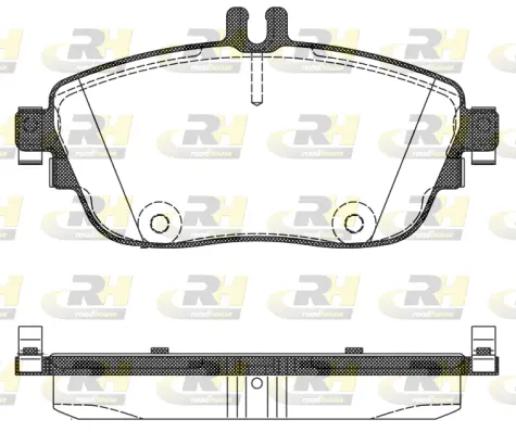 Brake Pad Set, disc brake (21485.08)