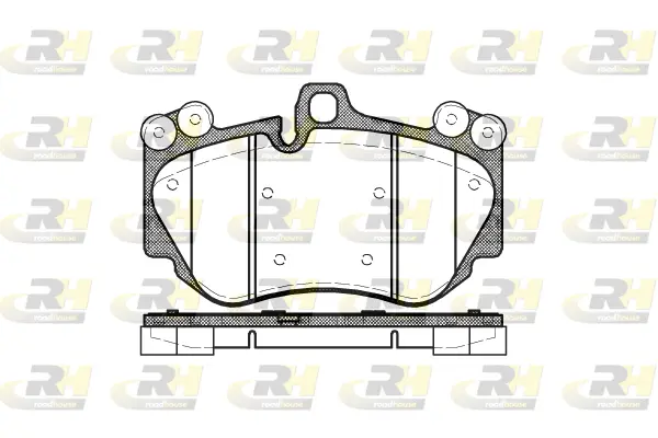 Brake Pad Set, disc brake (21140.00)